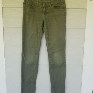 Prana Green Pants Womens size 0/25 Kara skinny W4KARA115